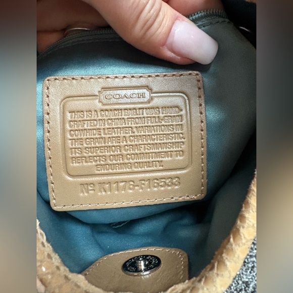 Coach Tan Crossbody Bag with Adjustable Strap - Picture 7 of 13